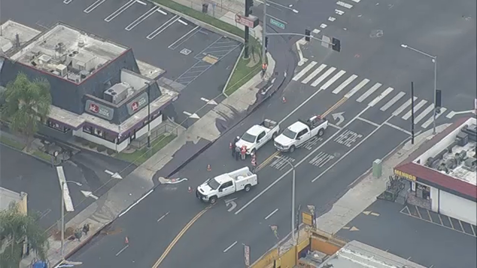 Burst pipe sends hundreds of gallons of crude oil into East LA streets, reaches LA River