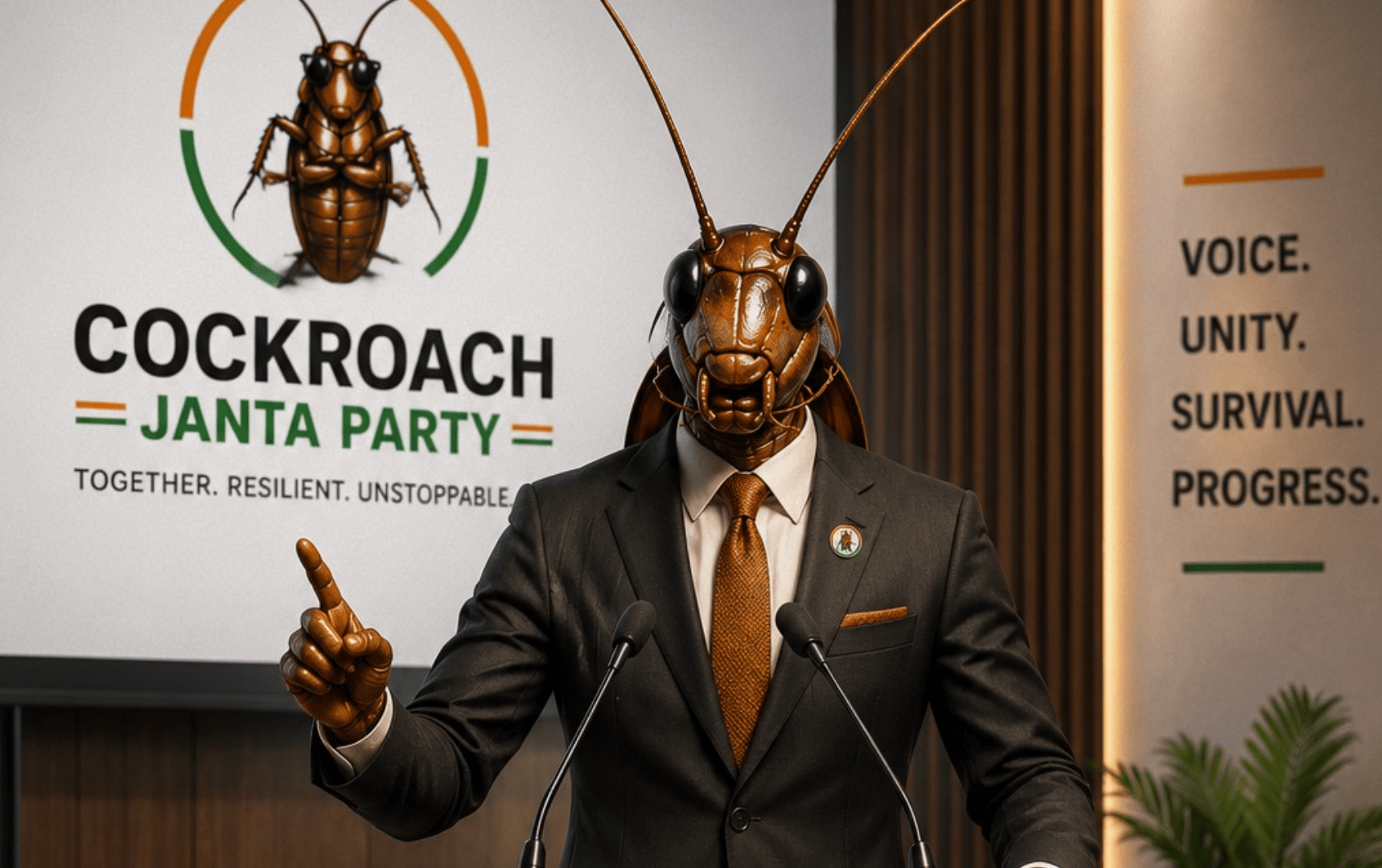 Cockroach Janta Party’s founder says Indian government took website down | Politics News